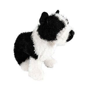 Ganz Webkinz Plush Dog Boston Terrier Puppy Black White Stuffed Animal No Code